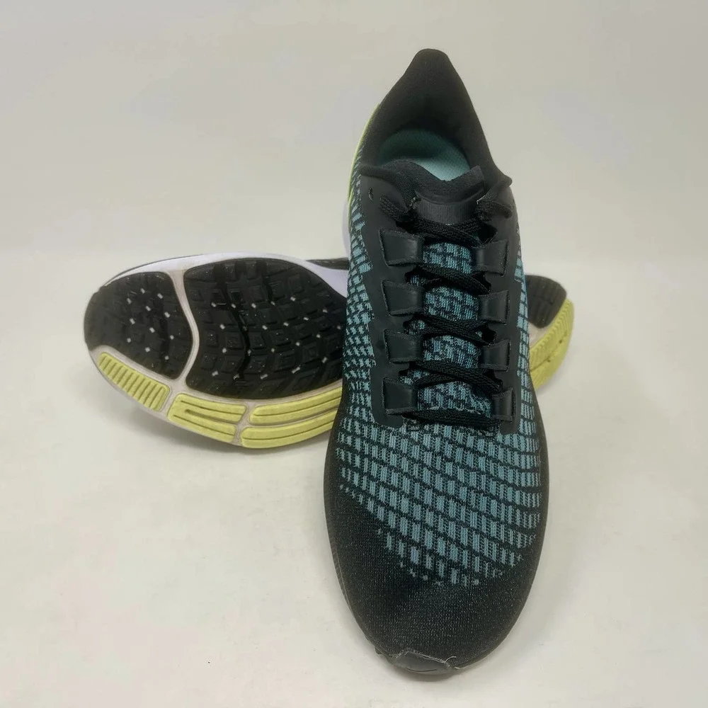 Nike Zoom Air Pegasus 37 Run Shoes Womens 10 1/2 Black Blue 574:I.8.5